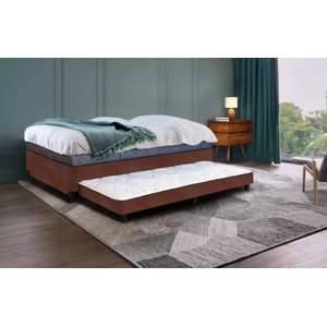Bicama Solteirão Serenelife - Suede Marrom