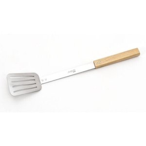 Espátula Churrasco Hamburguer Artmill em Aço Inox e Cabo de Madeira 51 cm