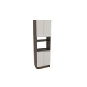 Ver imagem 1 de Paneleiro de Cozinha Amsterdam Ph 3137 C/ 4 Portas 70cm Avela/off White - Herval