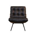 Ver imagem 3 de Poltrona de Couro Costela - Preto Pigmentado - Mempra