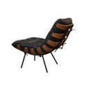 Ver imagem 4 de Poltrona de Couro Costela - Preto Pigmentado - Mempra