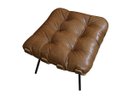 Ver imagem 7 de Poltrona com Puff de Couro Costela - Soft Brown - Mempra