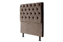 Ver imagem 1 de Cabeceira de Cama Box Solteiro 88 Cm Versalite Suede Veludo Marrom