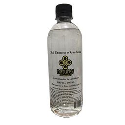 Refil Difusor de Ambiente Chá Branco e Gardênia 500ml - 1