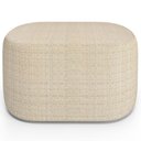 Ver imagem 3 de Puff Decorativo Orgânico para Living Quarto 70cm Doha W01 Linho Palha - Lyam Decor