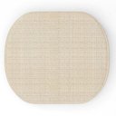 Ver imagem 7 de Puff Decorativo Orgânico para Living Quarto 70cm Doha W01 Linho Palha - Lyam Decor