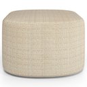 Ver imagem 6 de Puff Decorativo Orgânico para Living Quarto 70cm Doha W01 Linho Palha - Lyam Decor