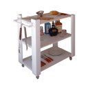 Ver imagem 2 de Carrinho Bar Adega Mesa Auxiliar de Apoio Churrasqueira Cozinha Sala Multiuso Branco