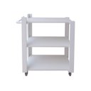 Ver imagem 7 de Carrinho Bar Adega Mesa Auxiliar de Apoio Churrasqueira Cozinha Sala Multiuso Branco