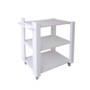 Ver imagem 4 de Carrinho Bar Adega Mesa Auxiliar de Apoio Churrasqueira Cozinha Sala Multiuso Branco