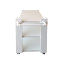 Ver mais imagens de Carrinho Bar Adega Mesa Auxiliar de Apoio Churrasqueira Cozinha Sala Multiuso Branco