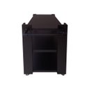 Ver mais imagens de Carrinho Bar Adega Mesa Auxiliar de Apoio Churrasqueira Cozinha Sala Multiuso Preto