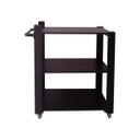 Ver imagem 7 de Carrinho Bar Adega Mesa Auxiliar de Apoio Churrasqueira Cozinha Sala Multiuso Preto