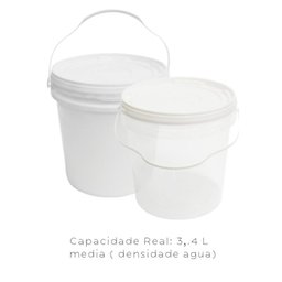 Balde Rio Grande do Norte Transparente 3.2L - 5 Peças - 4
