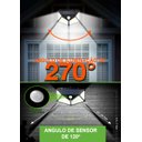 Ver imagem 4 de Luminária P/ Parede Solar Spot Lâmpada c/ 100 Leds Sensor De Presença Área Externa Quintal A Prova D
