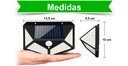 Ver imagem 5 de Luminária P/ Parede Solar Spot Lâmpada c/ 100 Leds Sensor De Presença Área Externa Quintal A Prova D