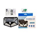 Ver imagem 7 de Luminária P/ Parede Solar Spot Lâmpada c/ 100 Leds Sensor De Presença Área Externa Quintal A Prova D
