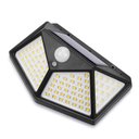 Ver imagem 2 de Luminária P/ Parede Solar Spot Lâmpada c/ 100 Leds Sensor De Presença Área Externa Quintal A Prova D