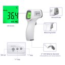 Ver imagem 2 de Termômetro Digital de Testa sem Contato para Bebe com Febre Adultos Idosos Mede a Febre com Precisão