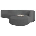 Ver imagem 7 de Sofá Modular Sala de Estar Decoração Luxo 265cm Lado Esquerdo Suede Celinne Luxuoso