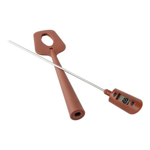Espátula com Termômetro Digital Culinária Chocolate Pratica