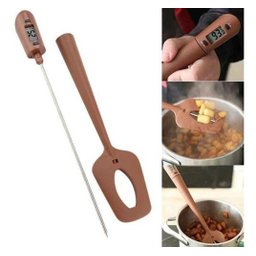 Espátula com Termômetro Digital Culinária Chocolate Pratica - 2