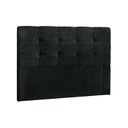 Ver imagem 1 de Cabeceira Cama Box Estofada Queen Queen Clean Plus Suede Negro - Simbal