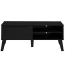 Ver imagem 3 de Rack Bancada para Tv 60 Pol 134 Cm 4601 Preto Arly