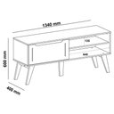 Ver imagem 5 de Rack Bancada para Tv 60 Pol 134 Cm 4601 Preto Arly