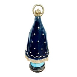 Imagem de Nossa Senhora Aparecida com Auréola em Resina - 15 cm - 3