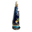 Ver imagem 2 de Imagem de Nossa Senhora Aparecida com Auréola em Resina - 15 Cm