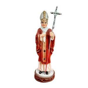 Imagem de São João Paulo II em Resina - 15 cm