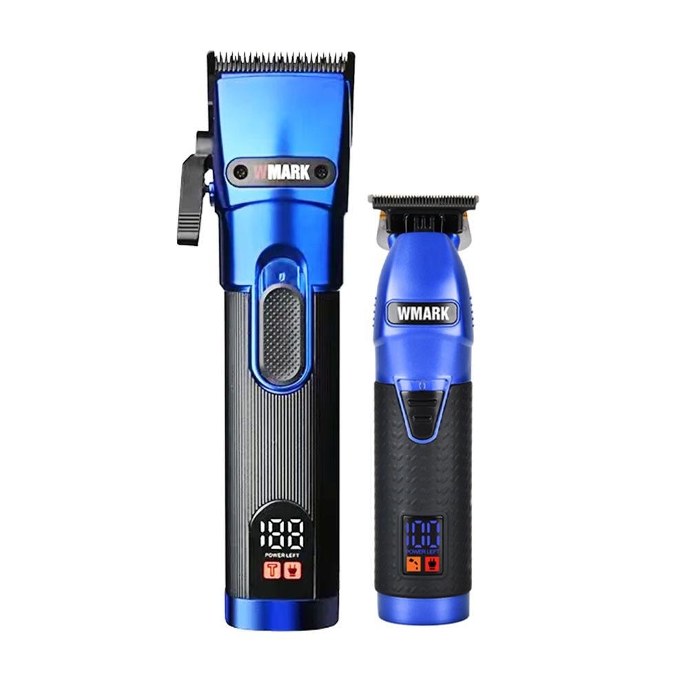 Máquina de Corte de Cabelo Profissional Wmark Ng121 - Lâmina de Cerâmica, Bateria 2000mah, 6