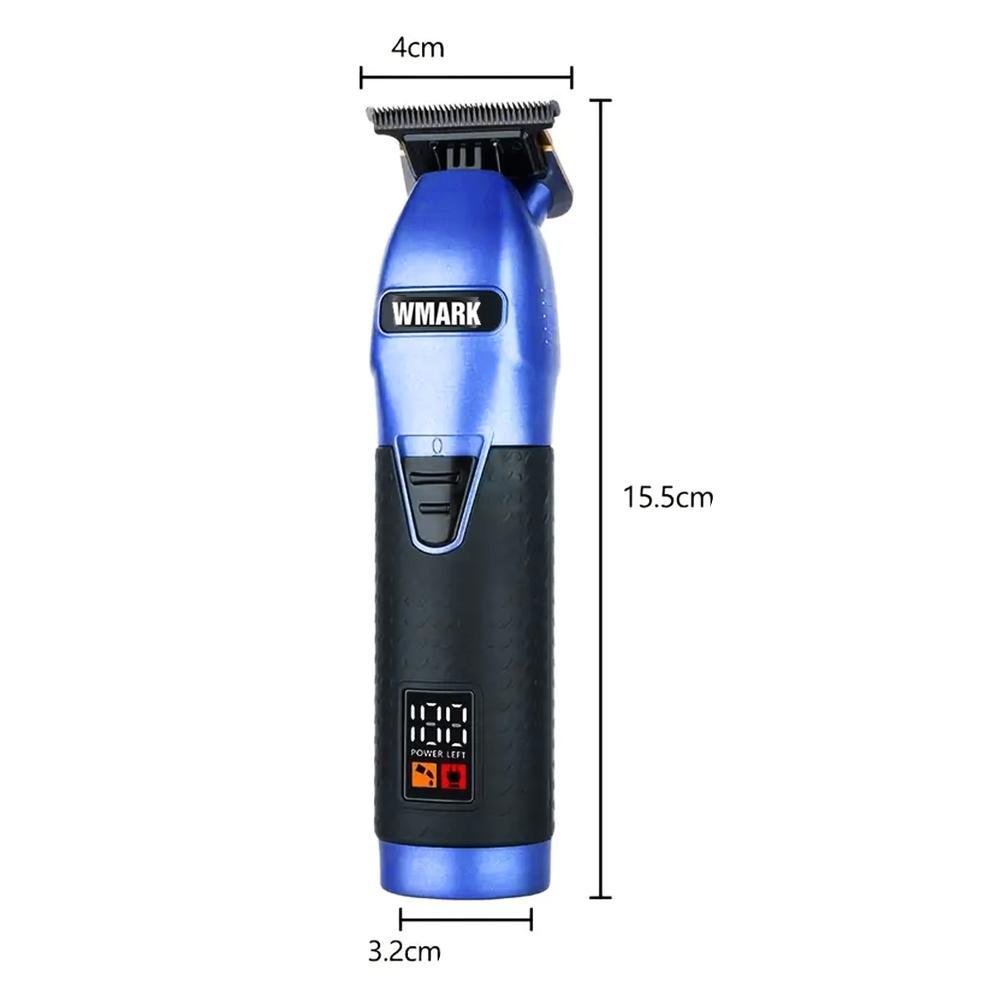 Máquina de Corte de Cabelo Profissional Wmark Ng121 - Lâmina de Cerâmica, Bateria 2000mah, 6 - 4