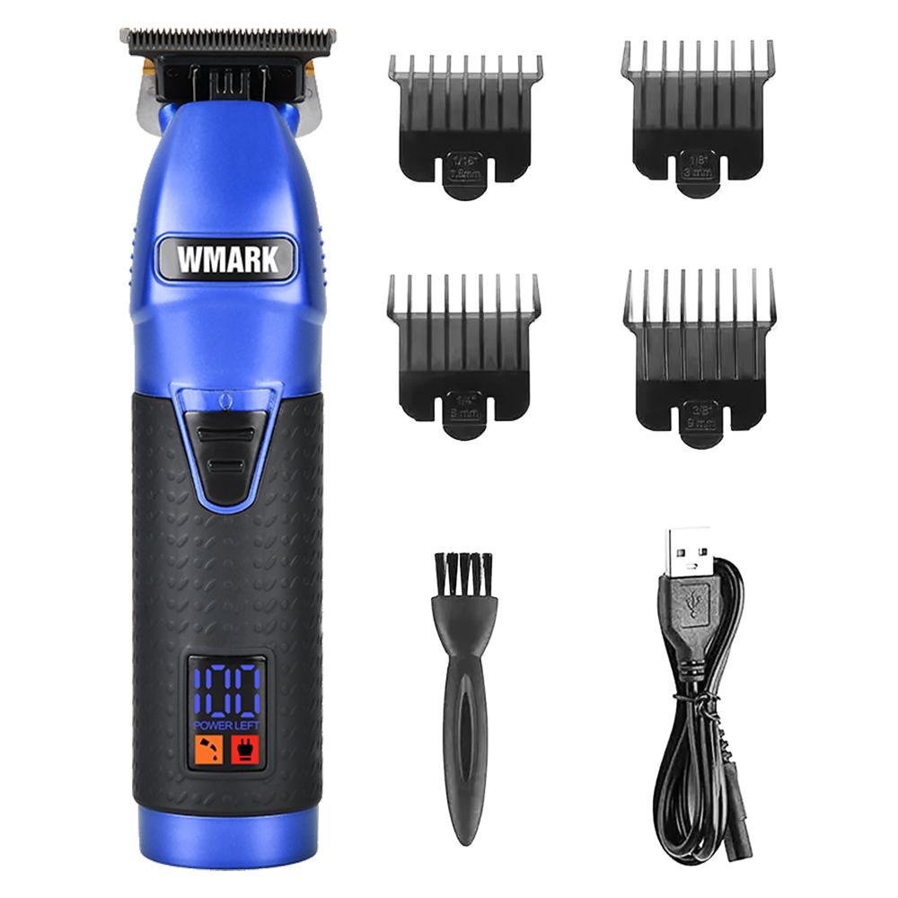 Máquina de Corte de Cabelo Profissional Wmark Ng121 - Lâmina de Cerâmica, Bateria 2000mah, 6 - 5