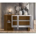 Ver imagem 3 de Buffet Aparador Berlim 3 Portas para Sala de Estar Ype Off White - New Ceval