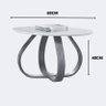 Mesa de Centro Gota 60 Cm Off White Deline - 2