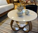 Ver imagem 1 de Mesa de Centro Gota 60 Cm Off White Deline