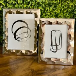 Porta Retrato 10x15 em Metal e Vidro Moldura para Foto Prata - 3