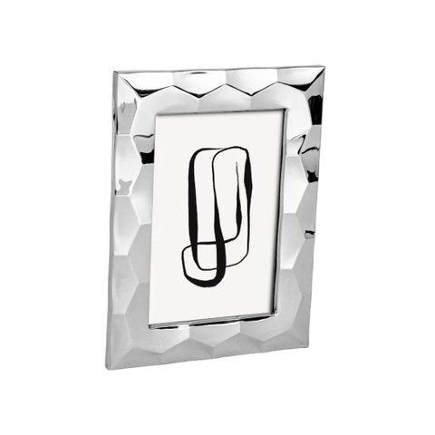 Porta Retrato 10x15 em Metal e Vidro Moldura para Foto Prata