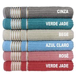 Kit 5 Toalhas de Banho Caneladas Gigante Banhão 70 X 140 Beka Alta Absorção Favo de Mel - 1