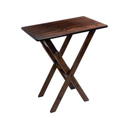 Mesa Aparador para Bar e Restaurante Dobrável em Madeira Maciça - Imbuia - 1