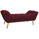 Ver imagem 4 de Kit Cabeceira 160 cm Suede + Calçadeira Madrid Bordô