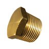 Plug Rosca Tampão P/ Tubulação Macho Metal Dourado 1/2'' - 1