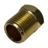 Plug Rosca Tampão P/ Tubulação Macho Metal Dourado 1/2'' - 2