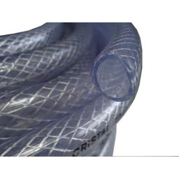 Mangueira Luxo Jardim Trançada PT250psi/lbs Cristal 1/2 - 20m - 2