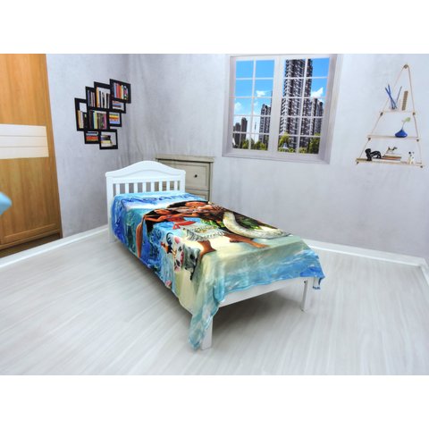 Manta Cobertor Menina Princesa  Solteiro Ultra Soft , Macia, Quentinha