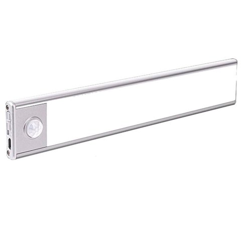 Luminaria Led 3 Tons Sensor Movimento Presença 3 Modos Bateria Recarregavel Usb Luz Quarto Sala Arma
