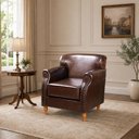 Ver mais imagens de Poltrona Chesterfield Classica Londres Cadeira Luxo Retrô - Couríssimo Café 015