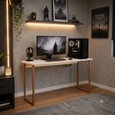 Ver imagem 2 de Escrivaninha Gamer Office 1,10 Klm 110x45 cm Compacta Klm Store